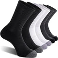 Set of 10 pairs of Habicare men's plus size athletic socks in three colors, featuring comfortable sports sock design.