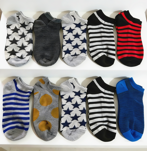 Set of 12 pairs men's sport ankle socks with cushioning, ideal for sports and casual wear, by dealonline.co.nz.