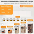 Set of 12 food storage containers with matching lids from ShopHub NZ, shown stacked and ready for kitchen organization.