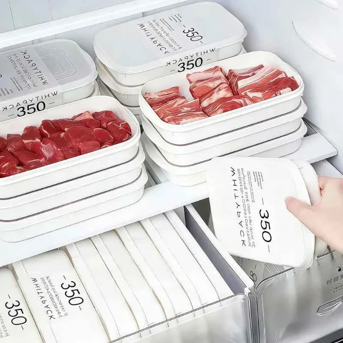 Set of 20 ShopHub NZ 350ml airtight food storage containers with matching lids, ideal for keeping food fresh and organized.