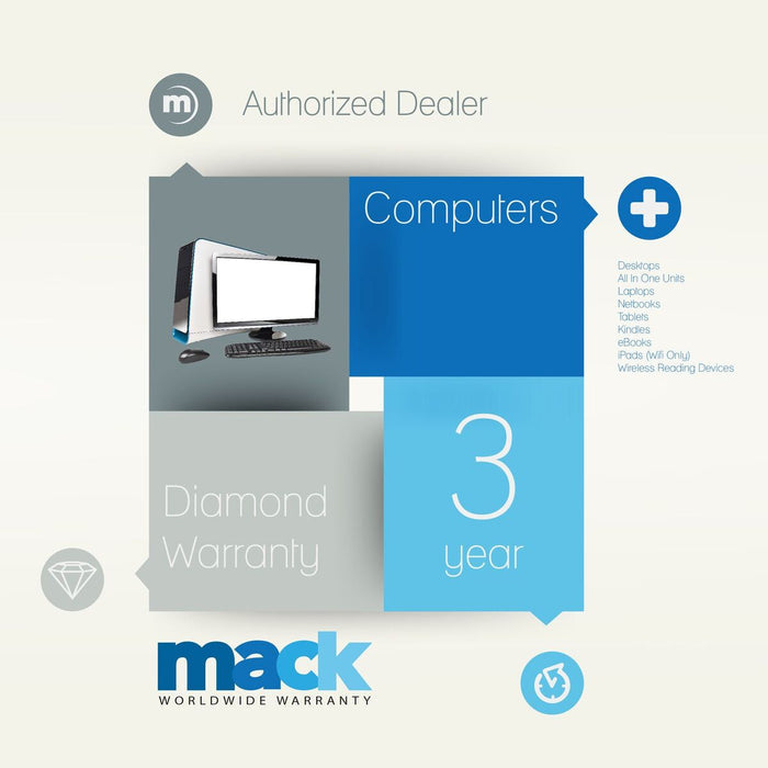 3 Year Extended Warranty - Covers Accidental Drops for Tablets and Chromebooks