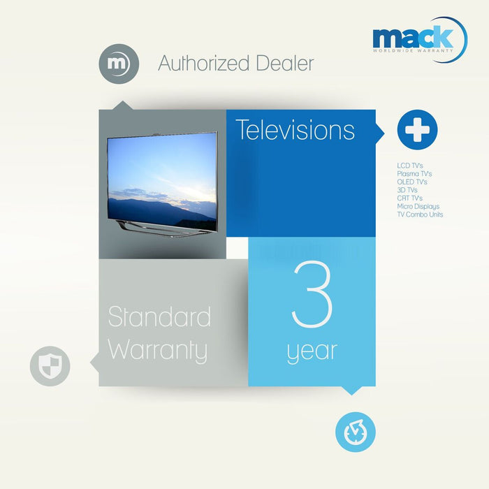 3 Year Extended Warranty for TV, LED, LCD, OLED