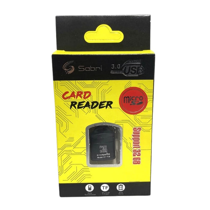 9eight5 Sabri Micro USB SD card reader adapter for micro SD cards, compact electronic accessory with USB 3.0 connection.