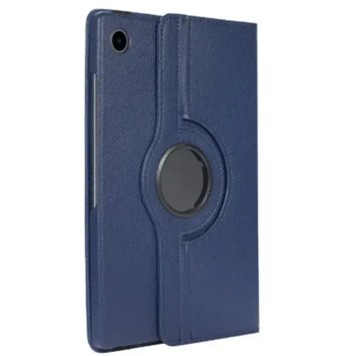 Habicare 360° rotating tablet case for Samsung Galaxy Tab series in five colors, featuring a sturdy design and secure fit.