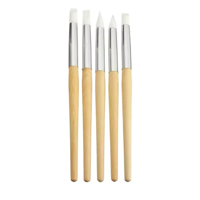 Set of five silicone watch cleaning pens from That Watch Shop, designed for precise watch maintenance and cleaning.