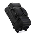 ECOTREK 80L travel duffel backpack with foldable design, convertible holdall and hidden straps for versatile travel use