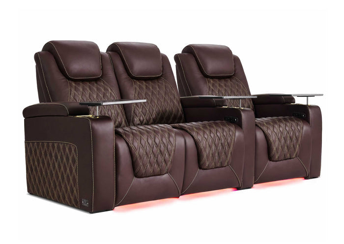 3 / Loveseat Left / Brown