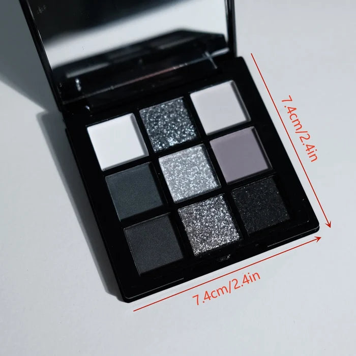 ShopHub NZ 9 Colours Eye Shadow Palette with vibrant and neutral shades for versatile eye makeup looks.