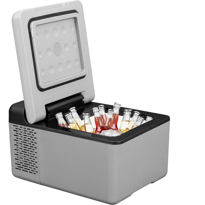 Adventure-Ready 10 Qt Portable 12V Car Fridge & Freezer with APP Control