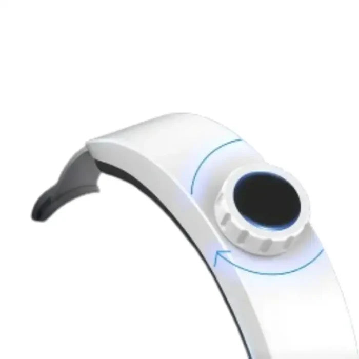 Habicare 9eight5 all-in-one VR glasses and 3D gaming headset with adjustable straps and immersive display for virtual reality gaming.