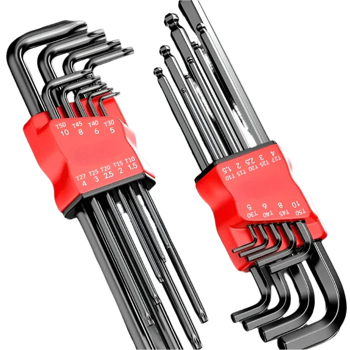 Habicare Allen Hex Wrench screwdriver set with sleeve, featuring five different models for versatile use.