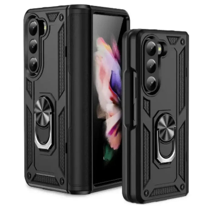 Habicare 9eight5 armor ring case for Samsung Z Fold 7/6/5, featuring durable protection and a stylish ring design for foldable phones.