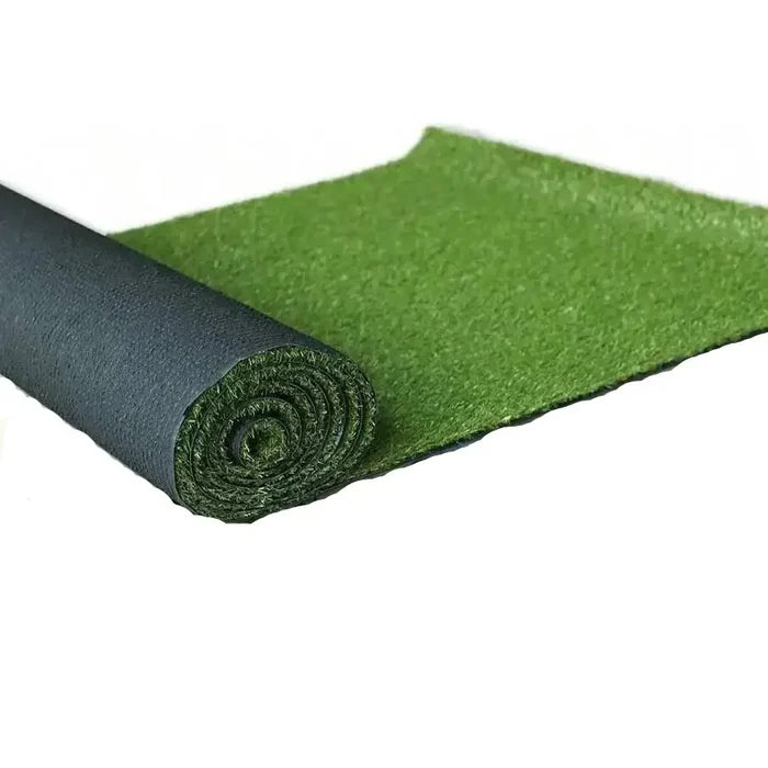Habicare synthetic grass mat, indoor and outdoor use, 1.5 meters long, 50x100 cm, artificial grass with lush green blades.