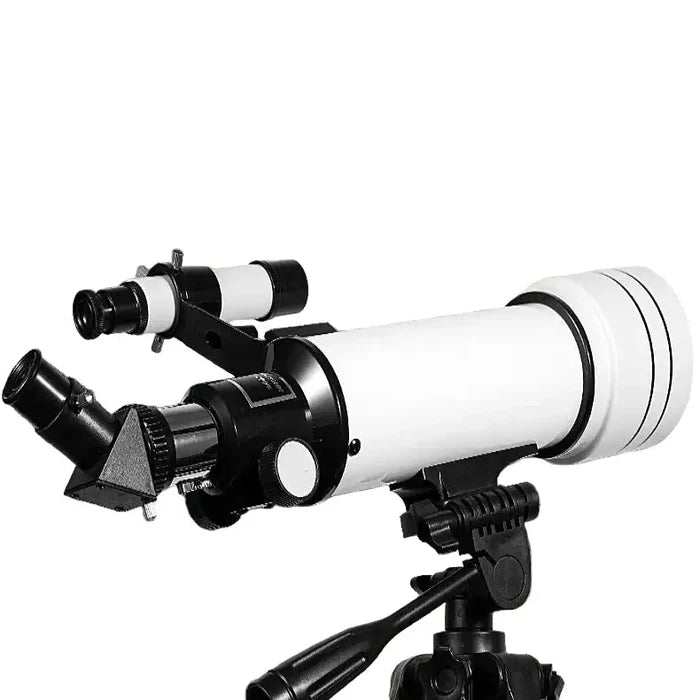Habicare SS astronomical telescope with tripod and phone adapter for stargazing and astrophotography.