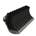 Unisex athletic ankle socks by Habicare with cushioned cotton, available in 1, 10, or 20 pairs, shown in various colors.