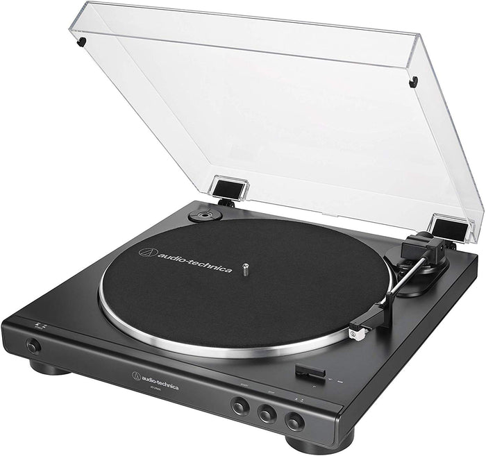 Audio Technica AT-LP60X Fully Automatic Belt-Drive Stereo Turntable, Black