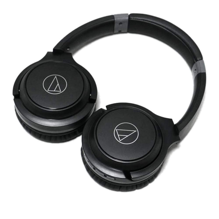 Audio Technica ATH-S200BTBK SonicFuel Wireless On-Ear Headphones, Black