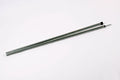 Pair of metal chopsticks in silver color, designed for durable and reusable food enjoyment.