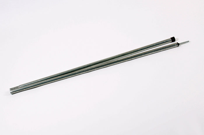 Pair of metal chopsticks in silver color, designed for durable and reusable food enjoyment.