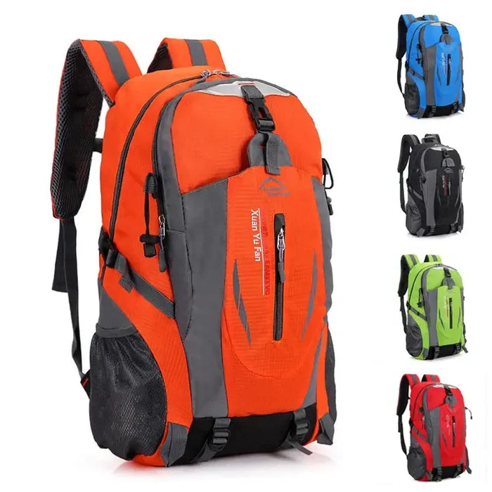 Habicare SS day backpack with multiple compartments and adjustable straps, ideal for school or outdoor use.