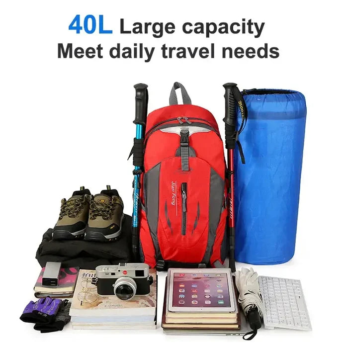 Habicare SS day backpack with multiple compartments, adjustable straps, and durable fabric for everyday use.