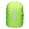Luminous yellow waterproof backpack cover for 45L backpacks by 9eight5, protecting gear from rain and moisture.