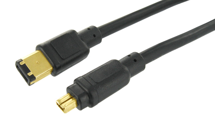 Bafo 10ft IEEE 1394 Cable 4/6 Transparent Black