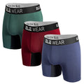 Bamboo men's sports underwear, moisture-wicking boxer briefs for men, breathable and comfortable for active wear.