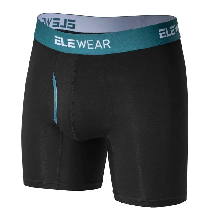 Bamboo men's boxer shorts with front opening from ShopHub NZ, soft and breathable underwear for comfortable everyday wear.