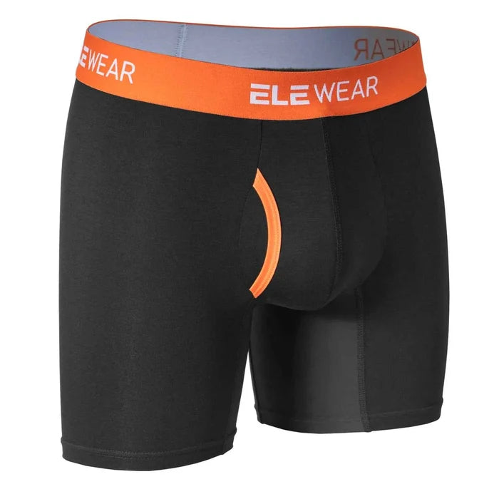 Bamboo men's boxer shorts with front opening, comfortable fit, ShopHub NZ brand, soft bamboo fabric, casual underwear for men
