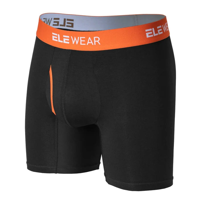 Men's bamboo boxer shorts with opening, lightweight and breathable men's underwear from ShopHub NZ, featuring comfortable fit and natural fabric.
