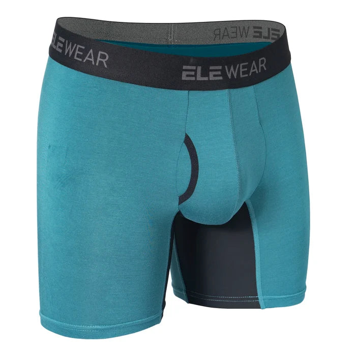 Breathable bamboo men's boxer shorts in plus size with a comfortable fit, featuring a natural, eco-friendly design.