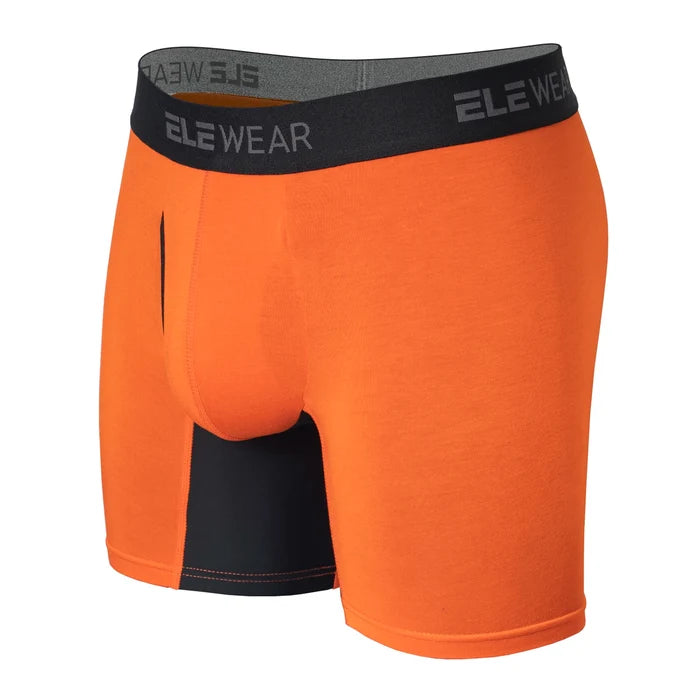 Breathable bamboo men's boxer shorts in plus size, comfortable underwear by ShopHub NZ, shown in natural fabric and fit.