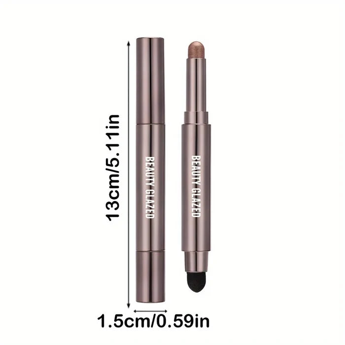 Beauty Glazed 10-color eyeshadow sticks in vibrant shades, ideal for versatile eye makeup looks.