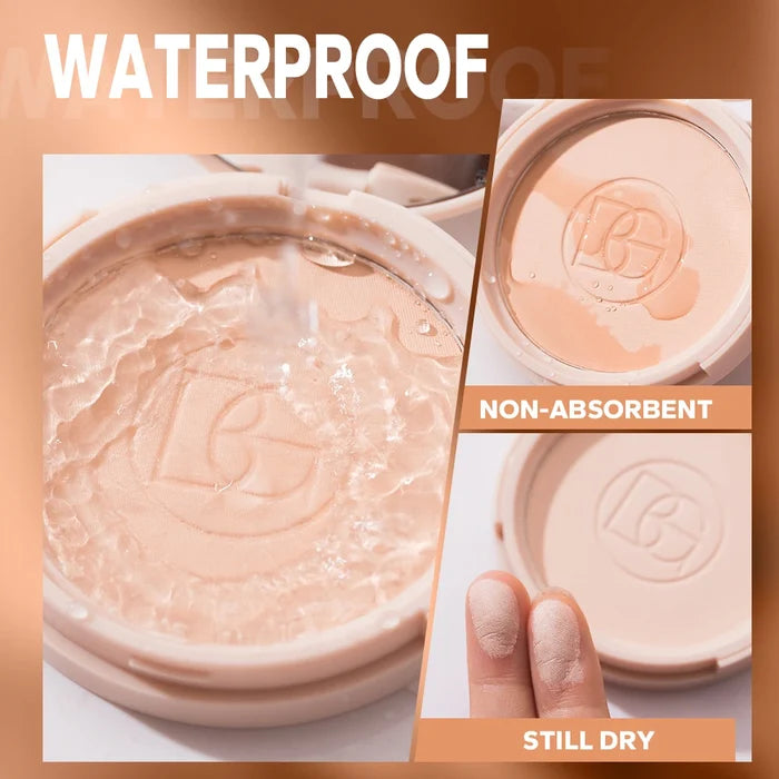 Beauty Glazed oil control matte face powder in compact for a smooth, shine-free makeup finish with a natural matte look.