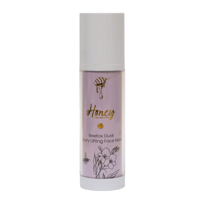 Beetox Dusk luxury lifting face mask by The Honey Collection, shown in its medium size with a sleek, elegant design.