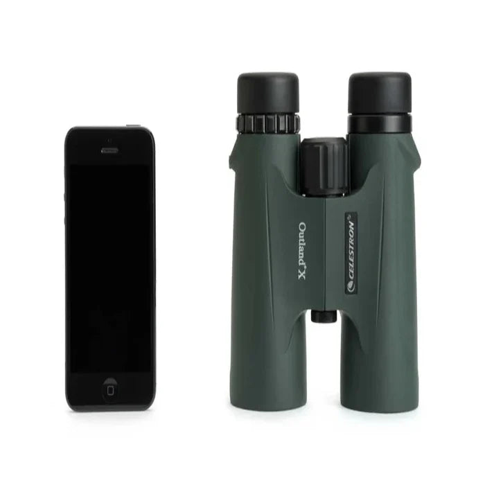 Habicare waterproof and fog-proof binoculars with 8x42 or 10x42 magnification, featuring a sturdy SS design and clear optics.