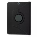 Black cover for Samsung Galaxy Tab S2 9.7-inch T810/T815, protective tablet case by 9eight5, showcasing front and back view.