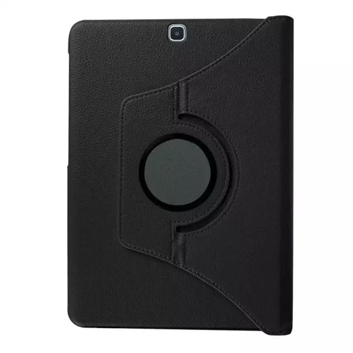Black cover for Samsung Galaxy Tab S2 9.7-inch T810/T815, protective tablet case by 9eight5, showcasing front and back view.