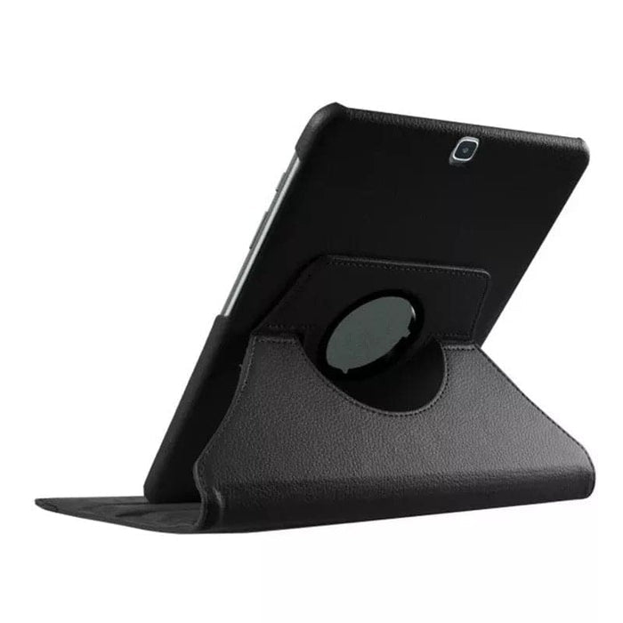 Black protective cover for Samsung Galaxy Tab S2 9.7 inch T810/T815 by 9eight5, showcasing the tablet with the cover on.