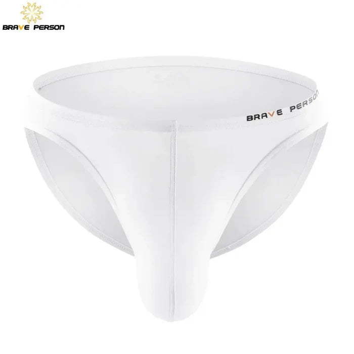 Sexy men's briefs featuring a bold pouch design, showcasing comfortable underwear from ShopHub NZ with a modern, stylish fit.
