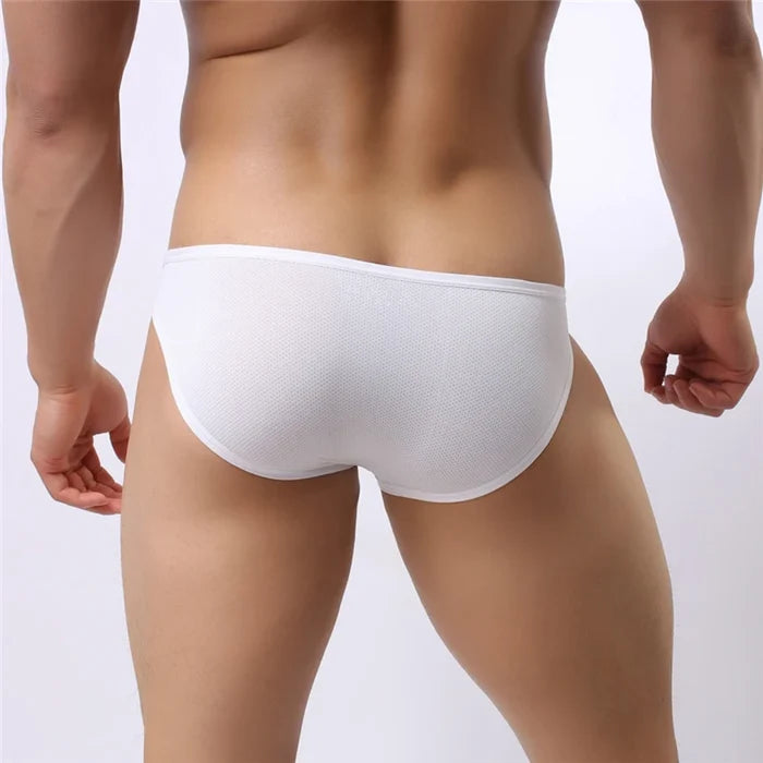 Men's sexy fashion briefs by ShopHub NZ with side metal buckle, featuring a bold, stylish design and comfortable fit.