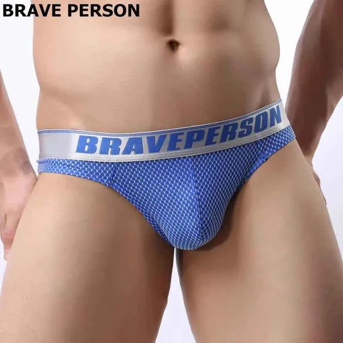 Men's low-waist bikini briefs in black from ShopHub NZ, featuring a snug fit and comfortable design for everyday wear.