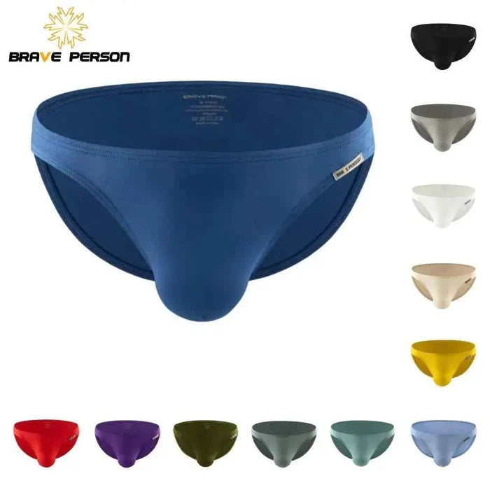 Comfortable men's modal briefs by ShopHub NZ, low-rise underwear with a soft, smooth fabric for everyday wear.
