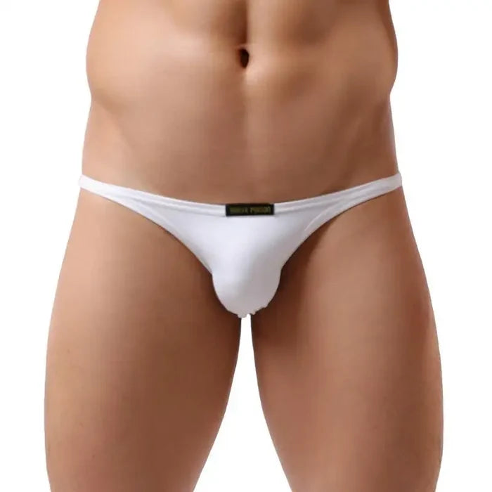 Men's sexy mini briefs from ShopHub NZ, featuring a snug fit and sleek design in black fabric.