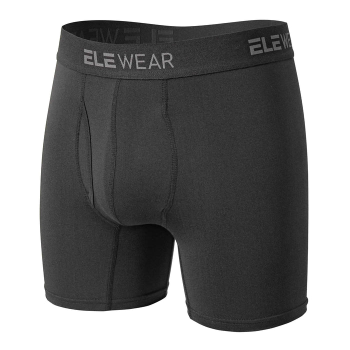Breathable men's boxer shorts with front opening, made by ShopHub NZ, featuring comfortable fabric and classic fit.