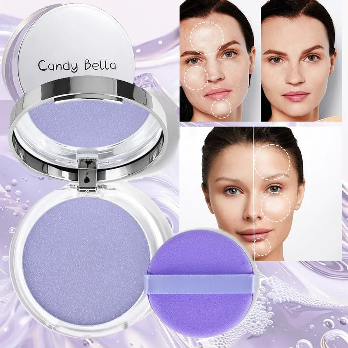 Violet cream-to-powder makeup by ShopHub NZ, smooth and vibrant for a radiant beauty look