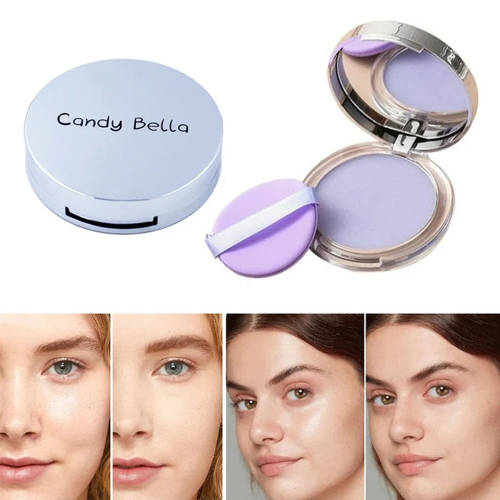 Violet cream to powder makeup by ShopHub NZ, showcasing smooth, vibrant violet color in a compact for a flawless finish.
