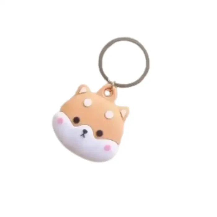 Habicare cartoon silicone Air Tag keychain holder in TWS style, featuring colorful, flexible design for easy attachment.