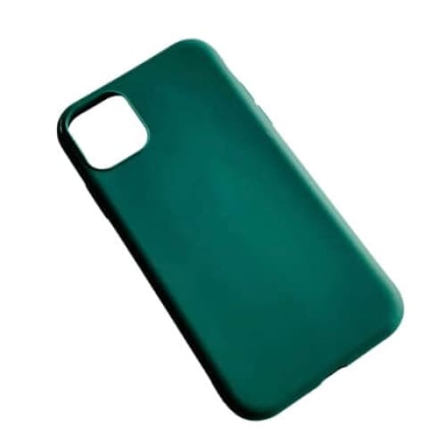 Green iPhone 11 case by 9eight5, protective phone case with slim design and precise cutouts for easy access.